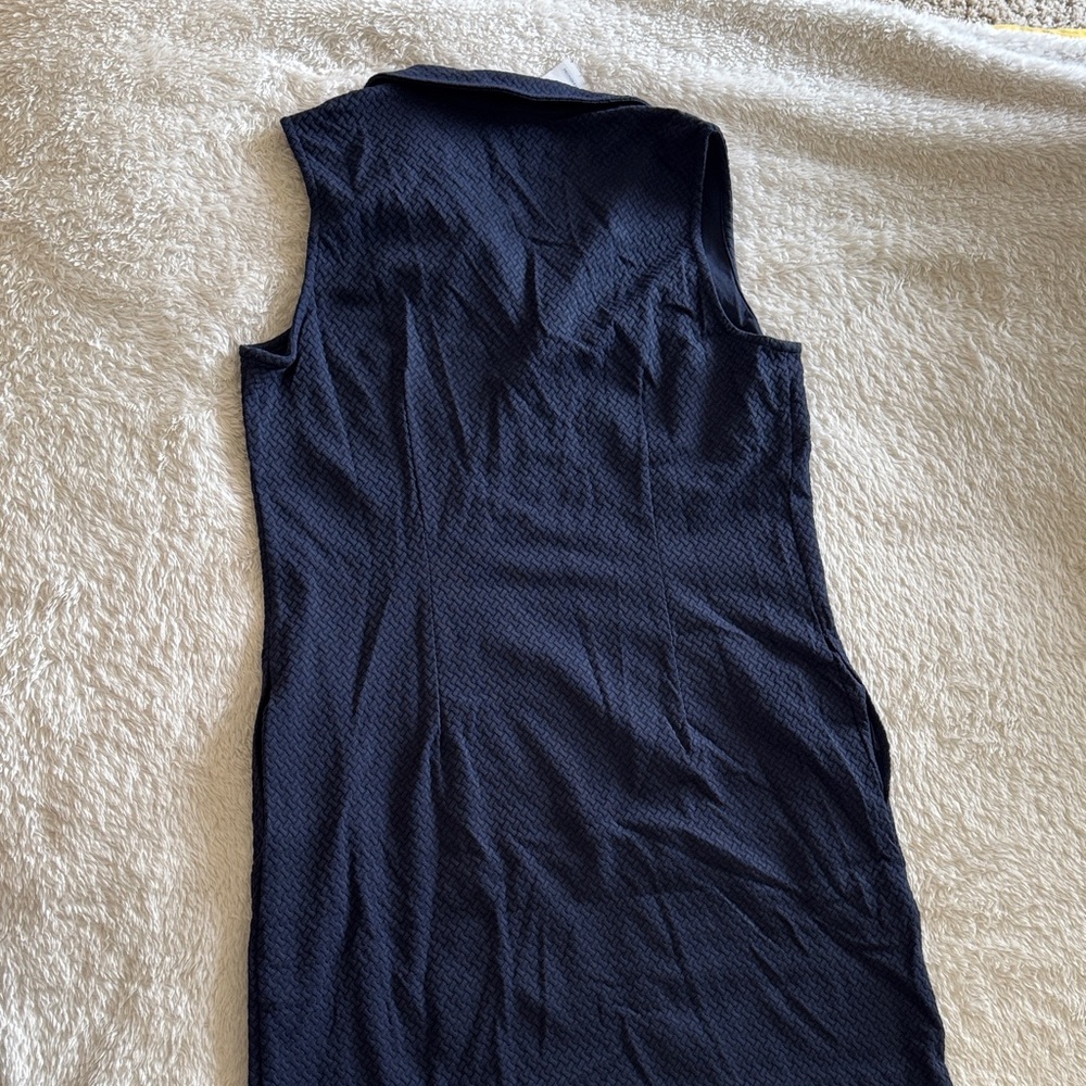 NWT J. McLaughlin Navy Sleeveless Dress - Picture 4 of 7